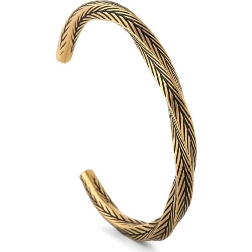 Vintage Silver Bracelets Twisted Braiding Silver Stainless Steel Wires Cuff Bangles Bracelet For Men Women Jewelry bileklik