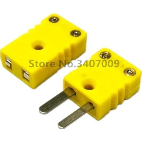 10PC thermocouple K type temperature sensor connector Female Male socket quick connector