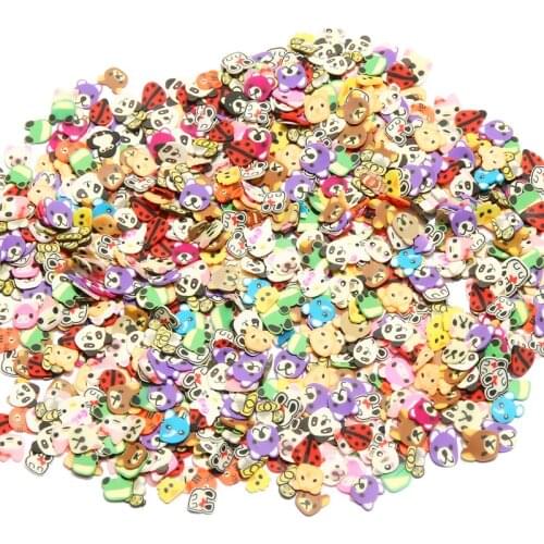 1000Pcs/pack Polymer Clay Flower Decals UV Resin Epoxy Mold Filler Scrapbooking For Nail Stickers Art Decoration Diy Accessories