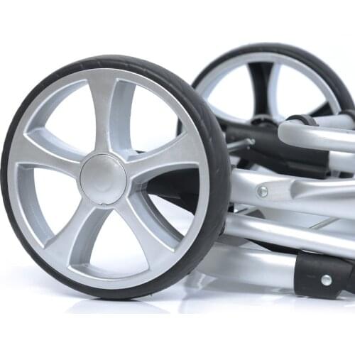 16%,2pcs EVA Wheel for Shopping Cart Luggage Wear Resistant Non-slip Damping Wheels Metal bearing Diameter 20cm