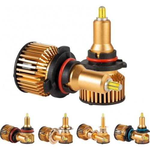 2Pcs LED Headlight 6000K White Super Bright 9-30V 18LED Car Bulb for Car Vehicle Auto