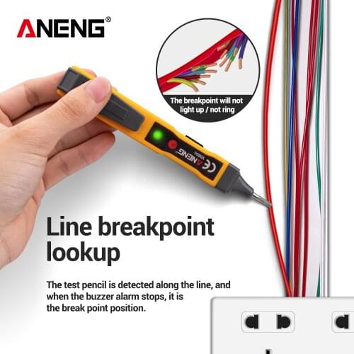 ANENG VD806 AC/DC Voltage Tester Vape Pen Battery Current Non Contact Voltage Detector Electrical Circuit Tester Led Pencils