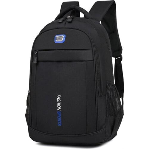 Large Capacity Men Backpack Nylon Black Multifunctional Back Pack Male Middle Student High School Bag for Teenage Boys 2021 New
