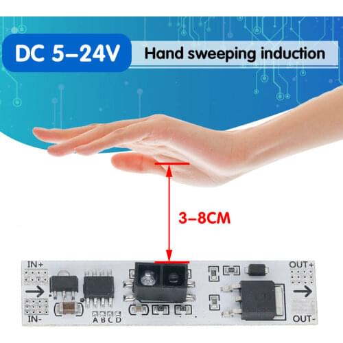 Short Distance Scan Sensor Sweep Hand Sensor Switch Module 36W3A Constant Voltage for Auto Smart Home Compatible multi-function