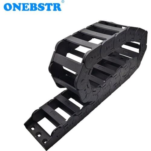 JFLO 1 Meter 25x77mm Wire Carrier Cable Drag Chain Connection Interior Opening Transmission Towline End Joints Free Shipping