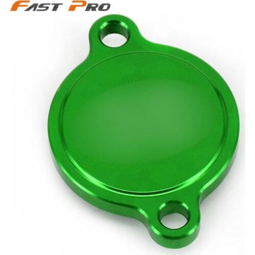 Billet Oil Filter Cover Cap For Kawasaki KXF250 KX250F 05-16 Motocross Enduro Dirt Bike