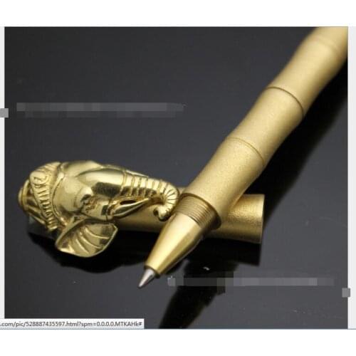 Pure Copper Brass Home Decorations Elephant long 150mm brass pen Wholesale