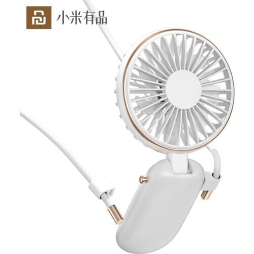 Youpin Benks F16 Mini USB Fans Mobile Handheld Fan Hanging Neck Cooler USB Chargeable for Unisex Foldable Desktop Office Fans