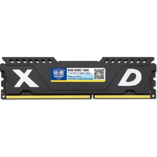 Vest Heat Sink Xiede 4gb 8 16GB Desktop PC RAM Memory Compatible DDR3 1333 1600MHz DDR4 2133 2400 2666Mhz Metal Shell RAMs