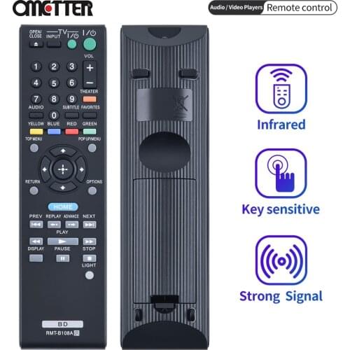 Suitable for Sony Blu-ray DVD remote control RMT-B108A RMT-B108P RMT-B109P RMT-B111P