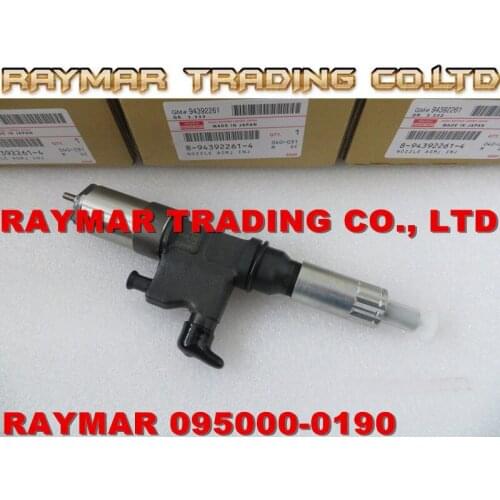 Genuine Diesel Fuel injector 095000-0190, 095000-0145 for 6HK1 8943922610, 8943922614