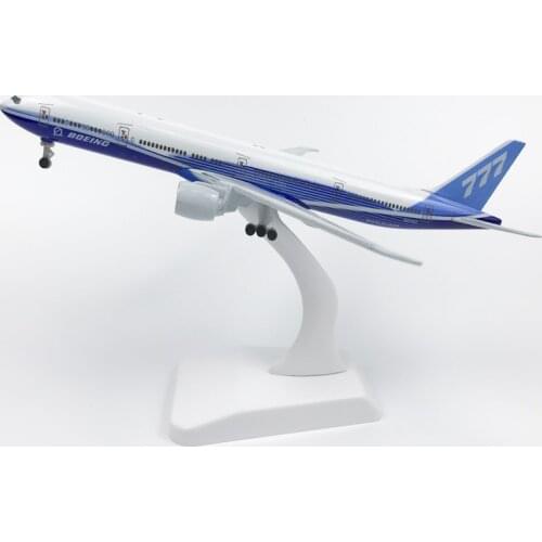Boy Educational Toy 20CM Boeing 777 Prototype Aircraft Alloy Passenger Aircraft Aircraft Model with Landing Gear Passenger Toy