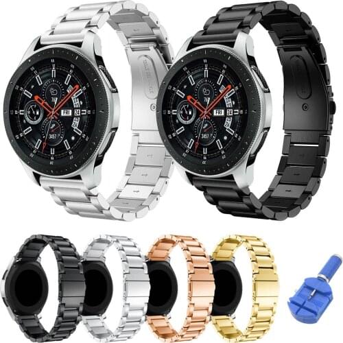 Luxury Stainless Steel Watchband Replacement Strap for Samsung Galaxy Watch 46mm Band Classic Metal Bracelet Hot Sale