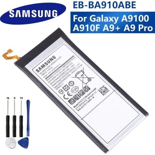SAMSUNG Orginal EB-BA910ABE 5000mAh Battery For Samsung Galaxy A9 Pro (2016) A9+ SM-A9100 SM-A910 SM-A910F SM-A910DS