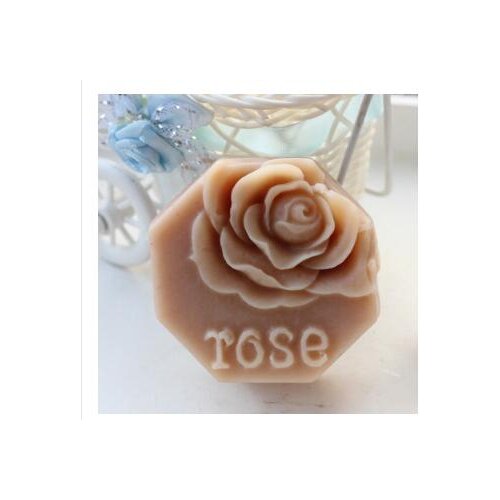 Rose soap silicone mold Fondant cake m old , silica gel mould,silicon candle d High-quality Handmade soap mold