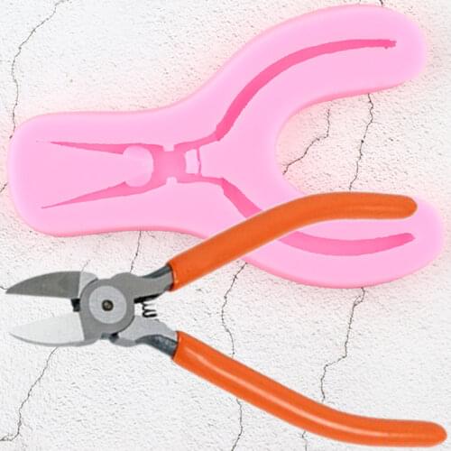 DIY Pliers Silicone Mold Fondant Cake Mould Cake Decorating Tools Polymer Clay Chocolate Gumpaste Moulds