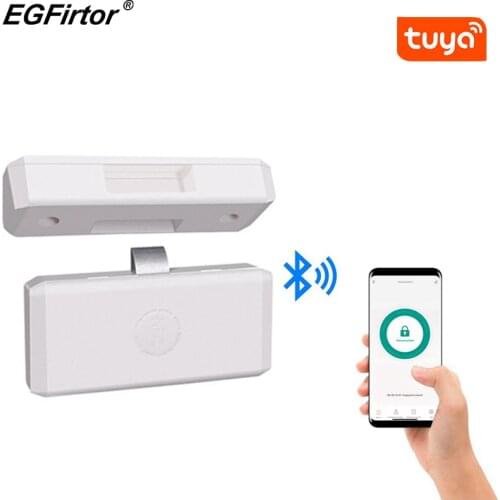 Tuya APP Smart Bluetooth Drawer NFC Lock Lockless Invisible No Hole Lock File Cabinet Lock Wardrobe Lock Drawer Switch
