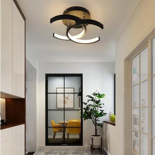 Modern LED Aisle Bedroom Ceiling Lights Nordic Led Surface Mounted Home Decor Lighting for Living Room Study Corridor Balcony