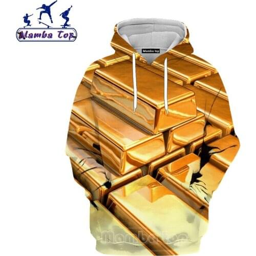 Mamba Top Mens Hoody 3D Print Long Sleeve Gold Hoodies Glow Diamond Men Hooded Anime Casual Star Hip Hop Women Fashion Pullover