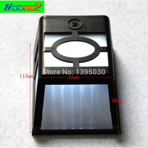 2LED Light control+Always light Outdoor Solar Lights pane Villa outdoor patio corridor section ladder 50pcs/lot