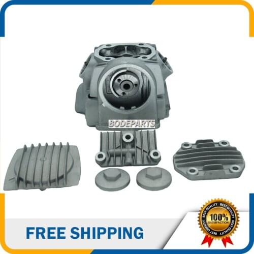 Universal 110cc Air-cooled Cylinder Head With 5 Caps For 110cc Off-road Auto Wave Auto Clutch 3+1 Reverse Gear Engine Free Ship