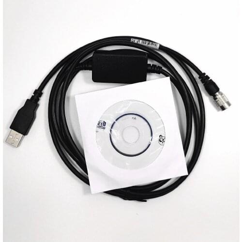 Topcon USB data cable for Topcon Sokkia total station fit PC Win7 8 10 system usb download cable Gowin South surveying tools