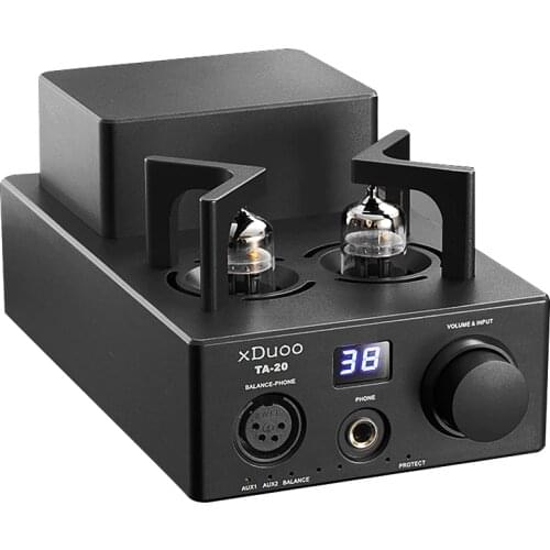 XDUOO TA-20 HIFI High Performance Balanced Classical 12Au7 Tube Stereo Audio Headphone Amplifier with XLR AUX Hifi AMP
