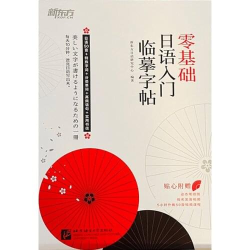 Japanese Copybook Zero Basic Books Handwritten Students Writing Stickers Libros Learning Japanese Beginner Practice Calligraphy