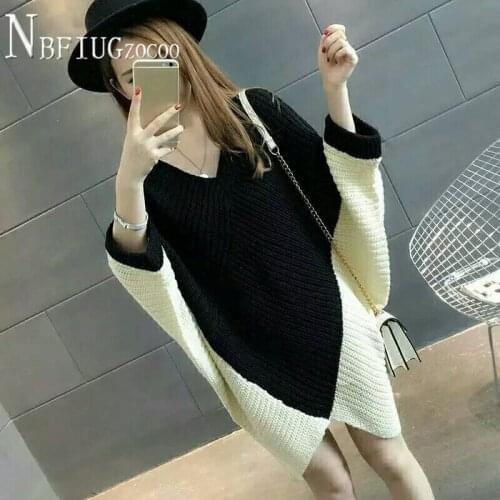V Neck Women Sweater Winter Full Sleeve Warm Soft Casual Sweaters