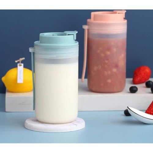 1pc Portable Travel Water Bottle With Straw Plastic Sport Bottle For Kids Drinking Juice Milk Bottle Leakproof Drinkware