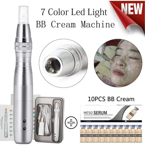 12pcs BB Cream Glow Starter Kit with Microneedling PRP Glow BB Machine Brightening Whitening Face Care Makeup Liquid Foundation