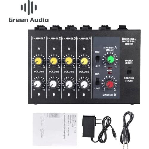 2021 4 Channel Sound Universal Digital Mixer Adjusting Microphone Mixing Console Eu Plug Stereo Professional Audio Mixer