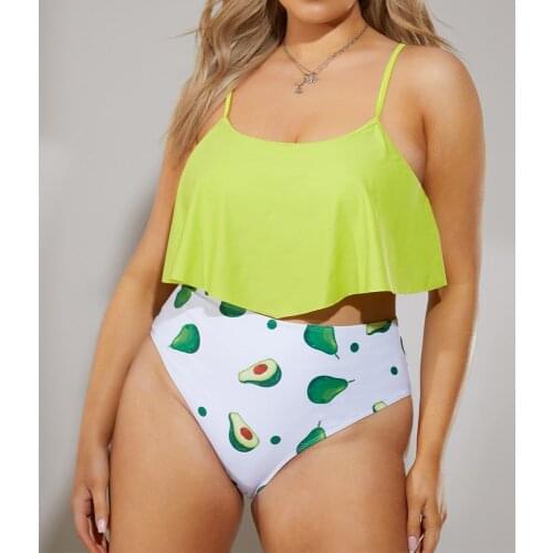 2021 New Plus Size Swimwear，Bikini，Beachwear，Ladies Swimsuit