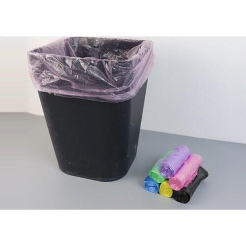 5 Rolls Disposable Trash Storage Bags Plastic Durable Garbage Bag Roll Cover Home Kitchen Household Waste Container Easy To Use