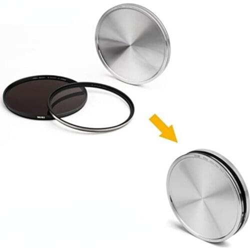 72mm 77mm Metal Stack Caps protective cap for camera lens filter