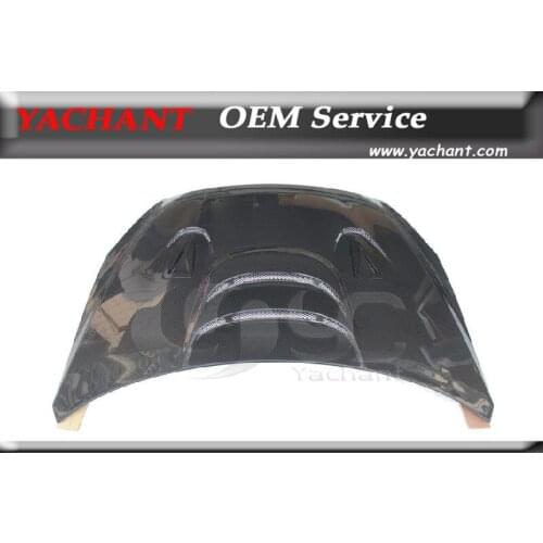 Car-Styling Accessories Carbon Fiber CF Hood Bonnet Fit For 2008-2014 Skyline R35 GTR CBA DBA MS Style Hood Bonnet with Vents