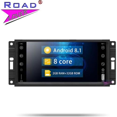 Android 8.1 car radio Car PC Autoradio Player For Jeep Universal Compass Cherokee Wrangler Stereo GPS Navigation Magnitol NO DVD