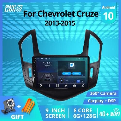 2DIN Android 10 Car Radio For Chevrolet Cruze 2013-2015 Auto Radio GPS Navigation Stereo Receiver DSP Car Multimedia Player IGO