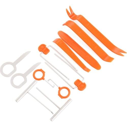 Car Auto Door Clip Panel Trim Audio Dismantle Installer Tools 12Pcs/Set For Volvo For Ford Focus 2 3 4 RS Mondeo Ecosport Fiesta