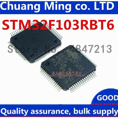 Free Shipping 50pcs/lots STM32F103RBT6 STM32F103 LQFP-64 IC In stock