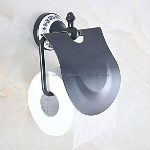 Oil Rubbed Bronze Toilet Paper Holder Roll Holder Tissue Holder Bathroom Accessories Products Paper Hanger Nba754