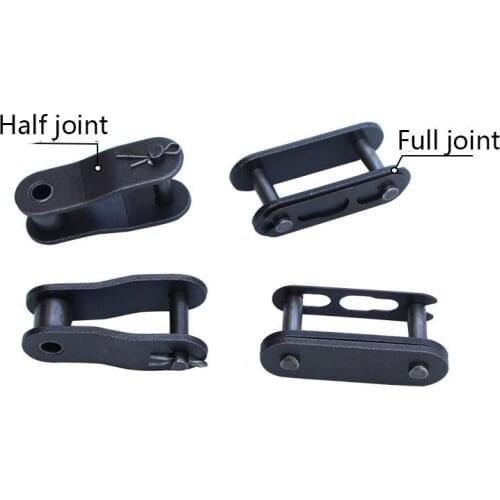 5pcs Double Pitch Chain Half Joint Full Joints C208B C2040 C2042 C2050 C2052 C2060 C2062 C2080 C2082 Carbon Steel