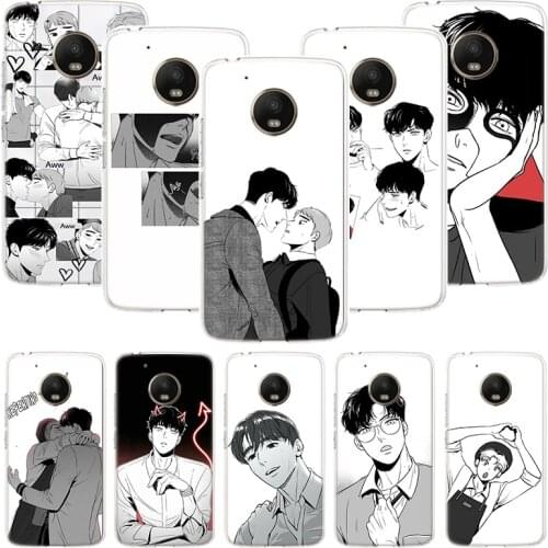 Gay Man Anime Comics Phone Case For Motorola Moto G9 G8 G7 G6 G5 E6 E5 E4 Plus Play Power One Action Macro Coque Cover Capa