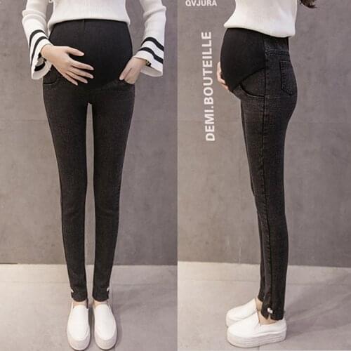 Maternity Jeans High Waist Pencil Trousers For Pregnant Women Clothes Abdominal Skinny Jeans Pregnancy Maternity Leggings