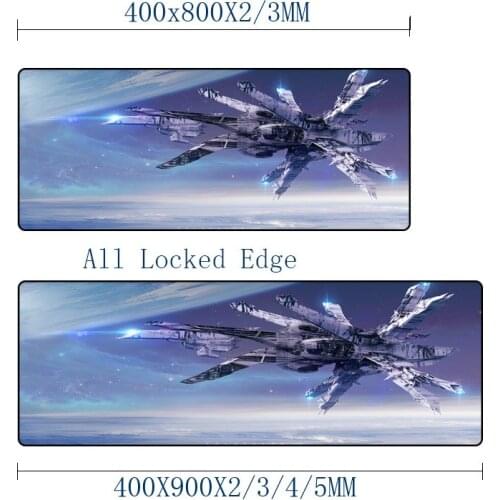 Mairuige Space Ship Battleship Style Mousepad Beautiful Ship Table Mats Popular Comfortable Soft Wear Mat Pc Desktop Tablemat