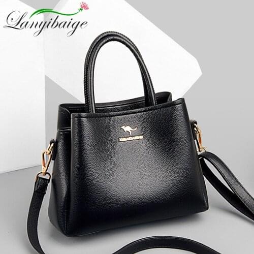 Hot Sale PU Leather Ladies Shoulder Bag Fashion High Quality Anti Theft Ladies Sac A Main Large Capacity Elegant Messenger Bags