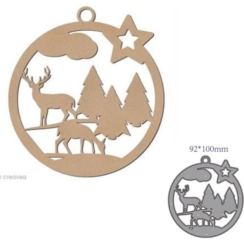 Metal cutting dies cut die mold Animal deer decoration Scrapbook paper craft knife mould blade punch stencils dies