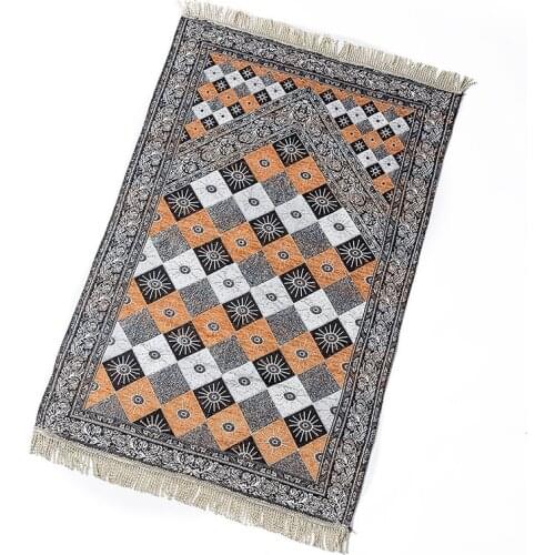 Muslim prayer rug, diamond-shaped floral pattern, light and soft carpet tapestry, bedroom living room prayer Decorative Mats rug
