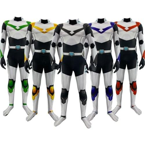 3D printing men Voltron:Legendary Defender Cosplay Costume Spider Zentai Superhero Bodysuit Suit Jumpsuits