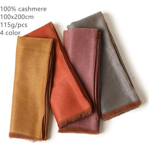 Naizaiga 100% Cashmere Water soluble cashmere Combed satin double sided scarf gloss sunscreen shawl ,SN245